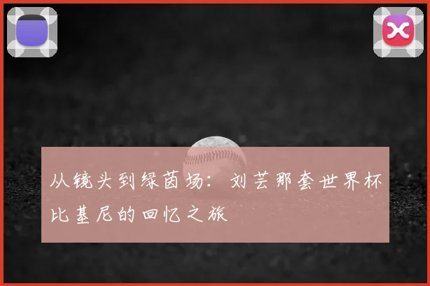 从镜头到绿茵场:刘芸那套世界杯比基尼的回忆之旅
